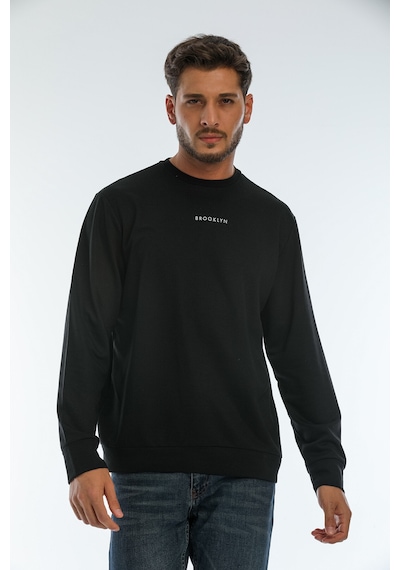 Süperlife Erkek Bisiklet Yaka Regular Fit Brooklyn Baskılı İnce Sweatshirt Spr22sw132 Siyah Süperlife Erkek Bisiklet Yaka Regular Fit Brooklyn Baskılı İnce Sweatshirt Spr22sw132 Siyah
