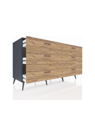 Kronos Konsol 6 Çekmeceli 176x59x99 Antrasit-antrasit/çam Antrasit-antrasit/çam Kronos Konsol 6 Çekmeceli 176x59x99 Antrasit-antrasit/çam Antrasit-antrasit/çam