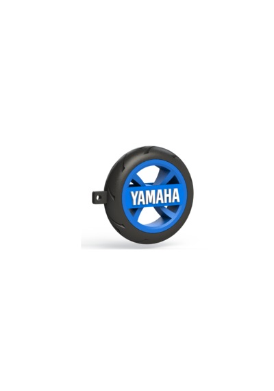 Yamaha Logolu Özel Tasarım Lastik Detaylı Motosiklet Anahtarlığı Kırmızı / Mavi Renk Seçenekleriyle Mavi