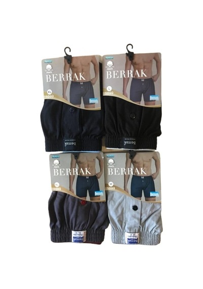 4 Adet 4 Renk Berrak 1099 Erkek Penye Havlu Bel Boxer