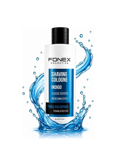 Fonex Ferahlatıcı Tıraş Kolonyası 600 Ml Indigo Mavi