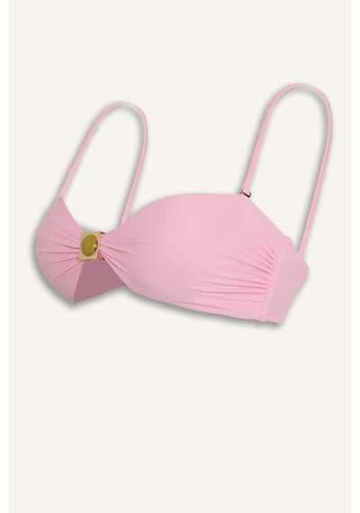 Defacto Lilyrose X Defacto Regular Fit Bikini Üstü H8858ax26hspn666 Pembe-pn666
