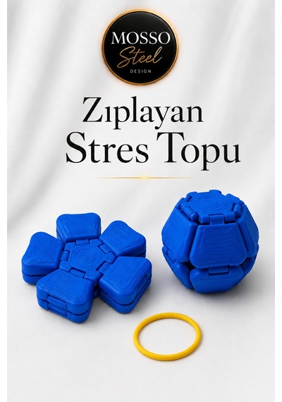 Zıplayan Stres Topu Clicker Stres Topu Lastik Mekanizmalı 3d Baskı Mekanik Fidget Oyuncak Ms-5