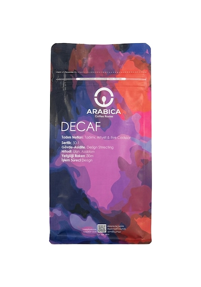 Kafeinsiz Öğütülmüş Kahve 250g Decaf Arabica Kahve V60