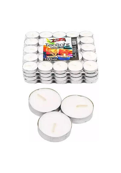 Roll-up Tealight Mum 100 Lü Pk 765 G. Beyaz