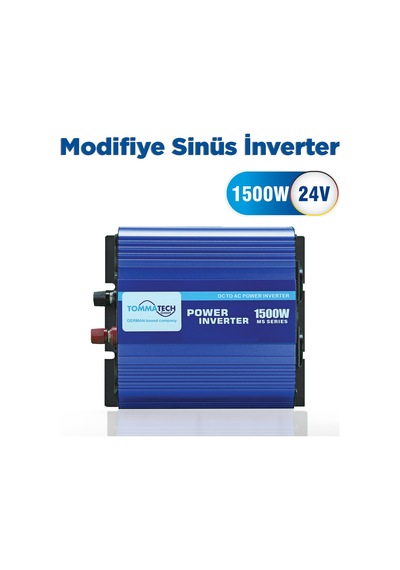 TommaTech MS 1500 W Watt 24V Modifiye Sinüs İnverter İnvertör - OFG-TT-MS1500-24MF