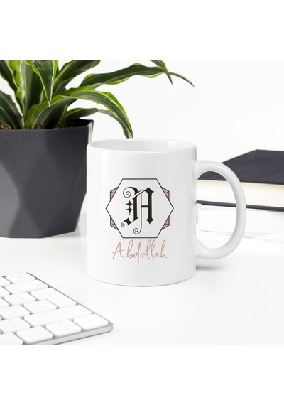 İsme Özel Monogram Logolu Kupa