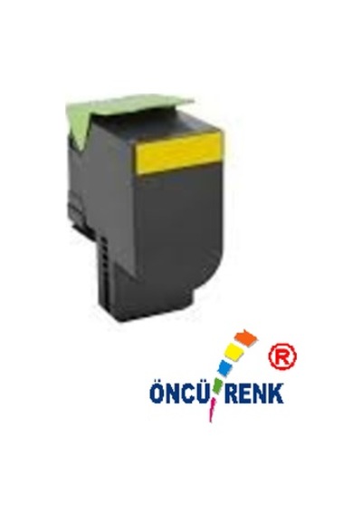 Lexmark 808Y Cx310 / Cx410 / Cx510 2K Sarı Uyumlu Toner