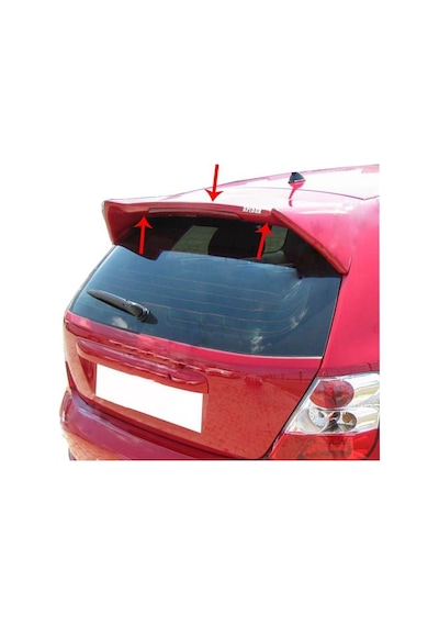 Honda Euro Civic Spoiler Camüstü (Işıklı)(Typ-R Md) Fiber 2001-20