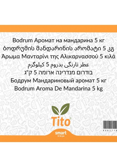 Toz Bodrum Mandalina Aroması 5 Kg