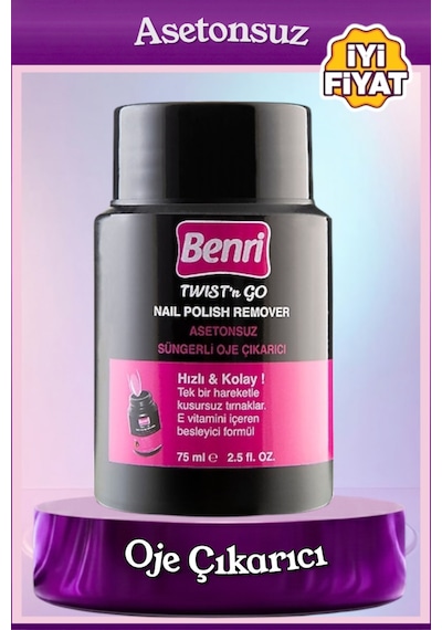 Süngerli Asetonsuz Oje Çıkarıcı 75 Ml Diğer