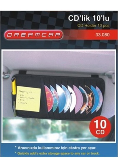 Dreamcar 12'Li Cd'Lik-Kalemlik-Organizer 33080