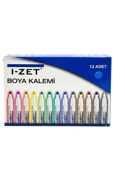 I-zet Paint Marker Kalem Mavi 12 Adet