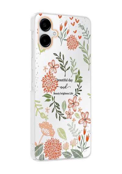 Samsung Galaxy Uyumlu A06 Kılıf Kamera Korumalı Desenli Zore Klip Kapak - Beautiful -