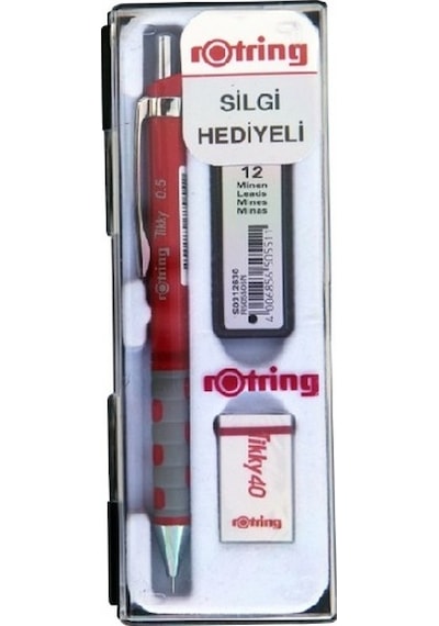 Rotring Tikky Versatil Okul Seti 0.5-kırmızı