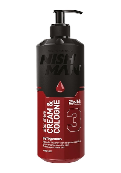 Nishman Pyrogenous 3 Traş Sonrası Cilt Bakım Krem & Kolonya 400 ML