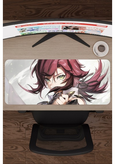 Heizou Genshin Impact Anime Oyuncu V4 - 70x30 Xl Gaming Mouse Pad Fare Altlığı
