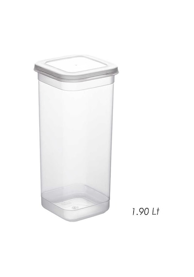 Porsima 432 12 li Kare Erzak Bakliyat Saklama Kabı Takımı 1,70 lt