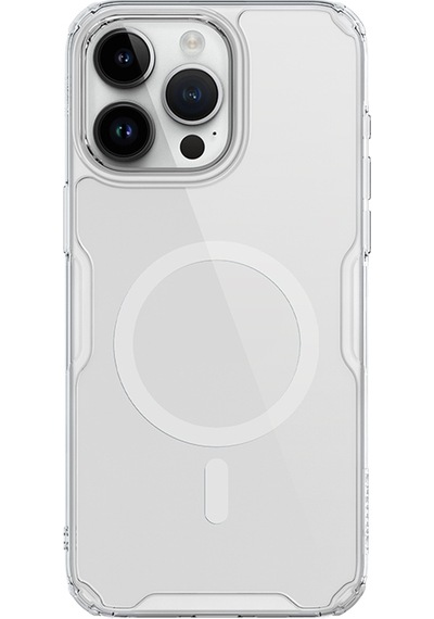 Nillkin Apple Uyumlu iPhone 15 Pro Magsafe Özellikli Nature Tpu Pro Kapak Şeffaf
