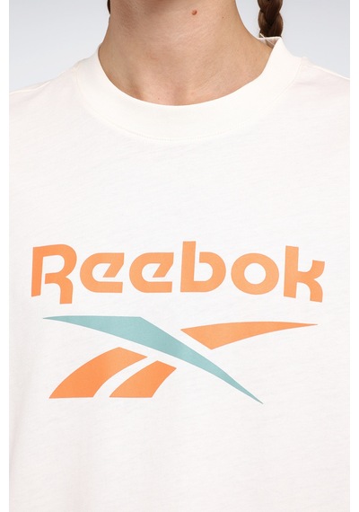 Reebok New Id Ovrs Tee Ekru Kadın Kısa Kol T-shirt Bej