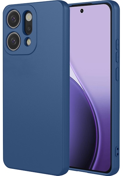 Adige Oppo Reno 14 Kılıf Lansman İçi Kadife Lacivert