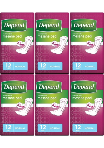 Depend Mesane Pedi Kadın Normal 72 Adet