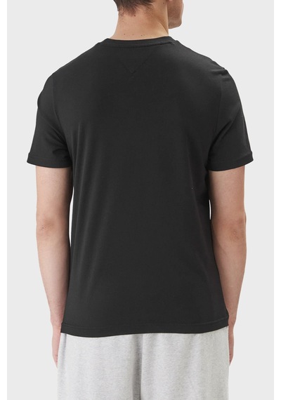 Tommy Hilfiger Erkek T Shirt Mw0mw42369 Bds Siyah