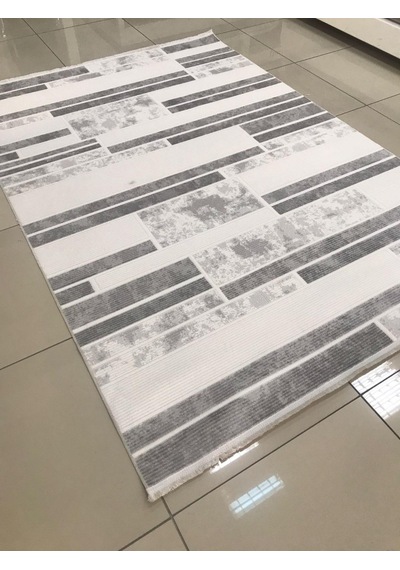 Padişah Halı Polo 74778 095 Serisi Akrilik Salon Oturma Yatak Odası Halısı Gri