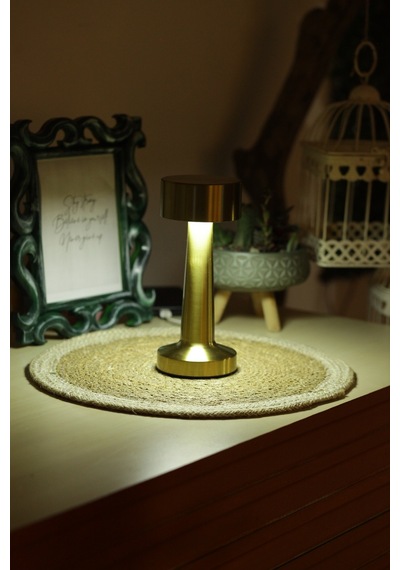 Hangast Hl-007g Dekoratif Metal Gold Masa Lambası Ledli 5