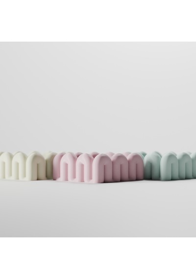 Arch Tray Kemer Formlu Dekoratif Mini Tepsi Buzul Yeşili