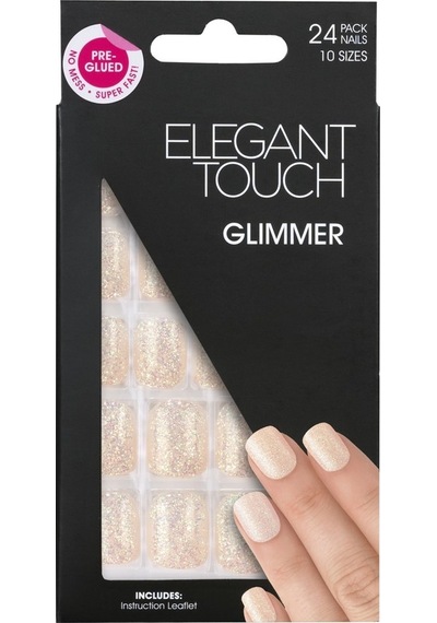 Elegant Touch Takma Tırnak Jelly Nails Glimmer Şeftali