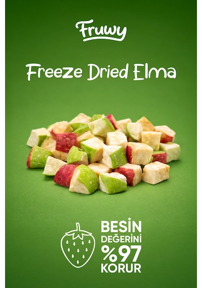 Freeze Dried Elma Kova Dondurularak Kurutulmuş Elma Diğer