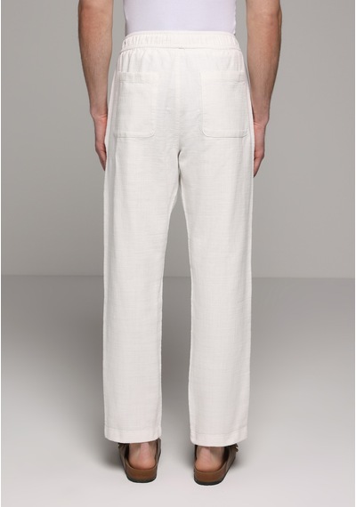Colin's Colins Regular Fit Orta Bel Düz Paça Erkek Beyaz Pantolon Cl1078470 Q1.v2 Wht