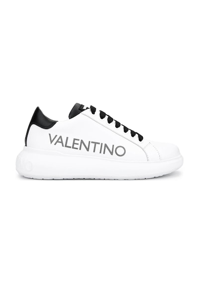 Mario Valentino Unisex Hakiki Deri Beyaz/siyah Sneakers & Spor Ayakkabı 1040 95b2302-y Ayk Y25 Whıte/black Beyaz  - Siyah