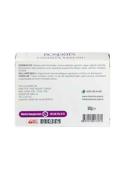 Rosemix - 547 - - Lavanta Sabunu Kutulu 90 Gr - 2 Adetlik - Ilkestor - Set Ürün Diğer