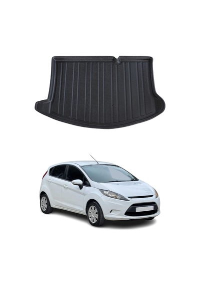 Ford Fiesta Hb 2008-2016 Arası Uyumlu Araca Özel Kauçuk Tpe Bagaj Havuzu Siyah