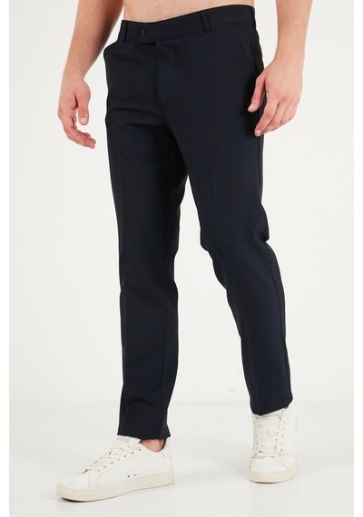 Buratti Normal Bel Regular Fit Düz Paça Pantolon Erkek Pantolon 6843702 Lacivert