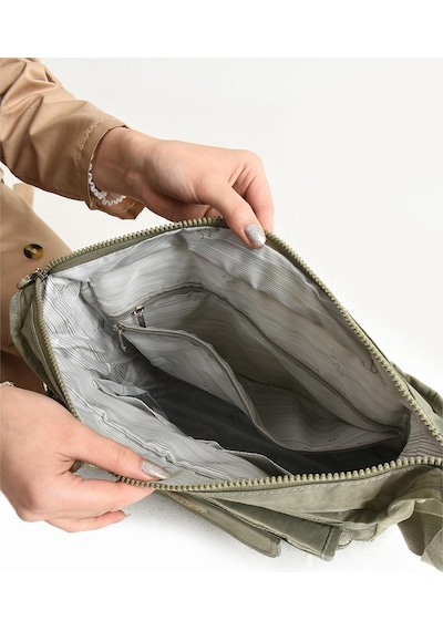 Ultra Hafif Su Geçirmez Çok Cepli Omuz Çantası Vizon Model: 571-5d - Vizon