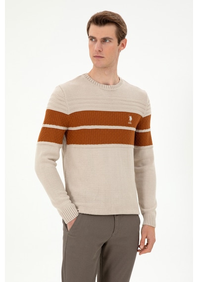 U.S. Polo Assn. Erkek Taş Melanj Kazak 50293041-VR225