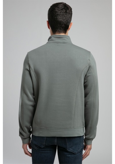 Lee Cooper Ceaser Erkek Dik Yaka Sweatshirt Çağla Yeşili-21021 Çağla Yeşili