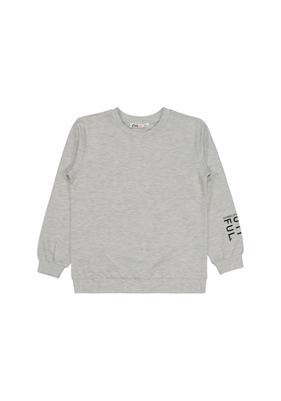 Civil Girls Basic 6-9 Yaş Sweatshirt - Ekru Ekrumelanj