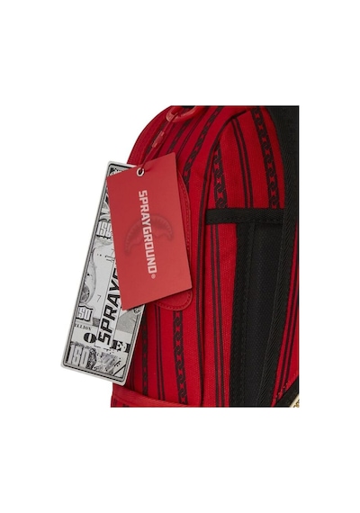 Sprayground Reverse Sip 2.0 Sırt Çantası, Ergonomik Tasarım, Kadife Gözlük Bölmesi Kırmızı