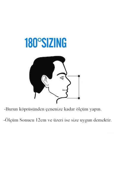 Lxl Beden Dalış Maskesi Ekipmanları 360 Derece Full Face Dalış Maskesi Buğu Önleyici Yüzme Gözlüğü Şnorkel Siyah