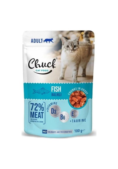Fish Balıklı Yetişkin Kedi Konservesi - 100 G.
