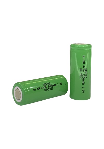 1.2v 2000 Mah - 4/5a - Ni-mh Şarjlı Pil - Başsız / Flat Head