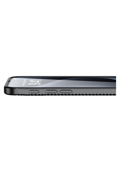 Apple, Uyumlu iPhone 16 Kılıf Zore Negro Silikon Kapak Siyah
