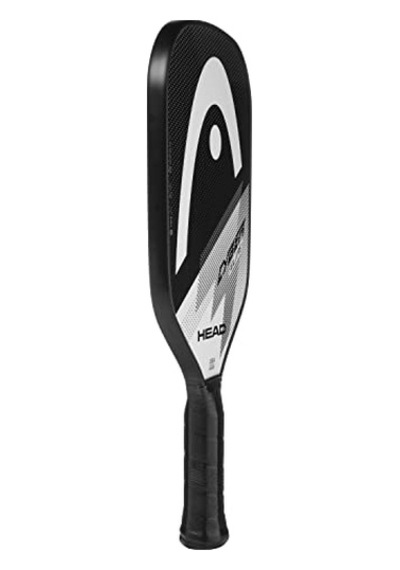 Head Cyber Elite Pickleball Paddle, Fiberglas Yüzey, Siyah/beyaz Renk, Orta Seviyelere Başlıyor Açık Mavi