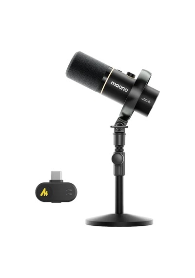 Maono Pd200w Hibrit Kablosuz Dinamik Podcast Mikrofonu
