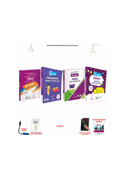 Karekök 6. Sınıf Tüm Dersler Konu Anlatımı Soru 4 Kitap Seti