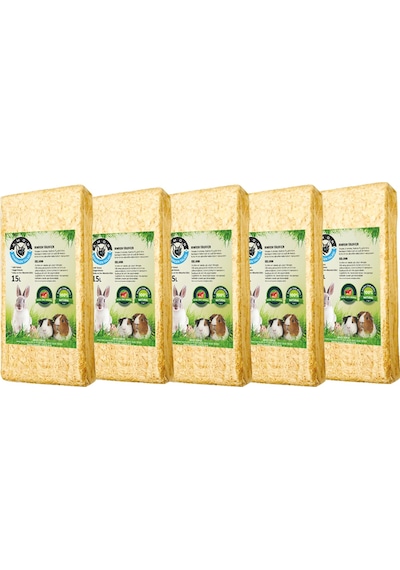 Amon Doğal Çilek Kokulu Kemirgen Talaşı 15 Lt. 5 Adet